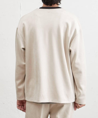 復刻款 可成套 合成麂皮 開衫