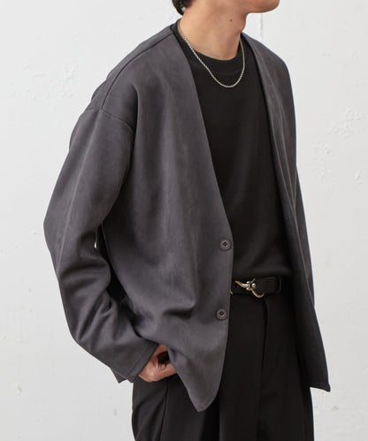 復刻款 可成套 合成麂皮 開衫