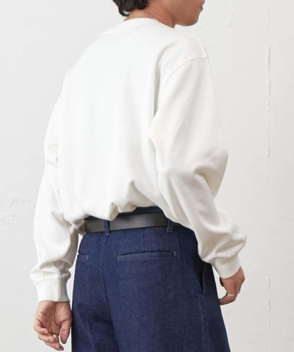 蜂巢紋圓領套頭上衣