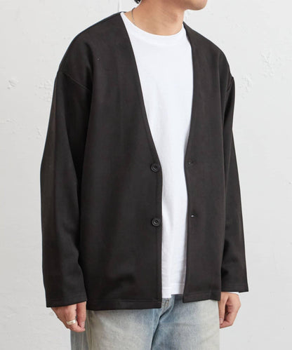 復刻款 可成套 合成麂皮 開衫