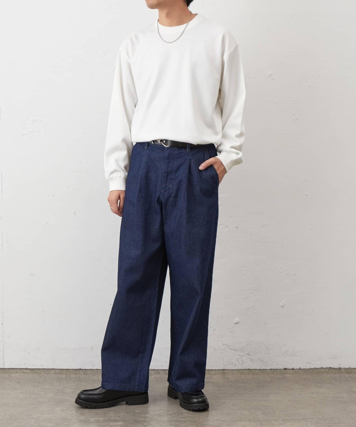 蜂巢紋圓領套頭上衣