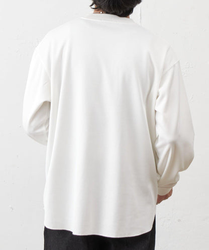 蜂巢紋亨利領套頭上衣