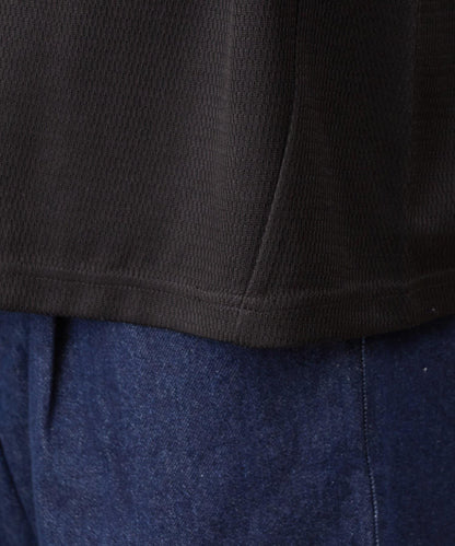 蜂巢紋圓領套頭上衣