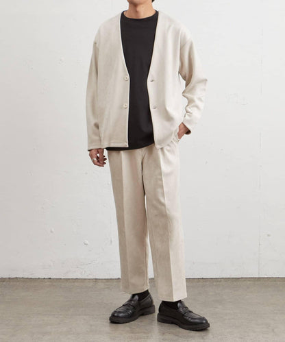 復刻款 可成套 合成麂皮 開衫