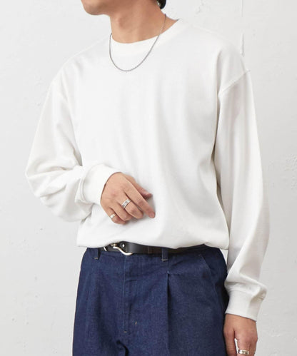 蜂巢紋圓領套頭上衣