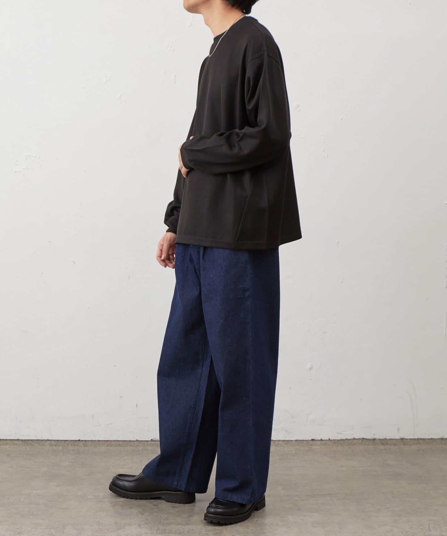 蜂巢紋圓領套頭上衣