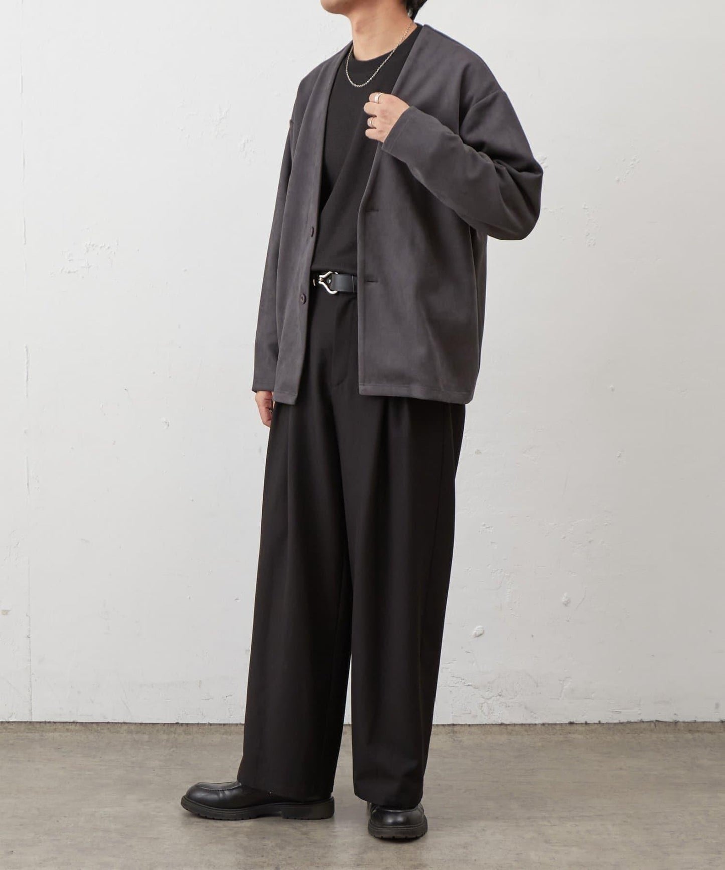 復刻款 可成套 合成麂皮 開衫