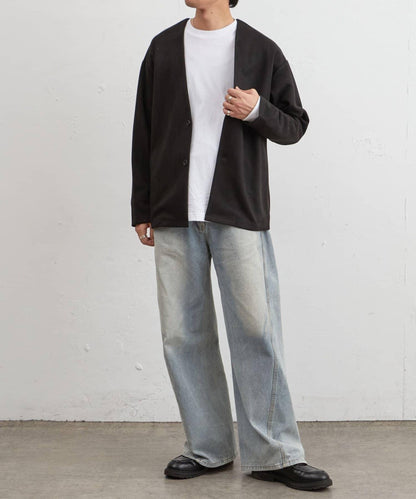 復刻款 可成套 合成麂皮 開衫