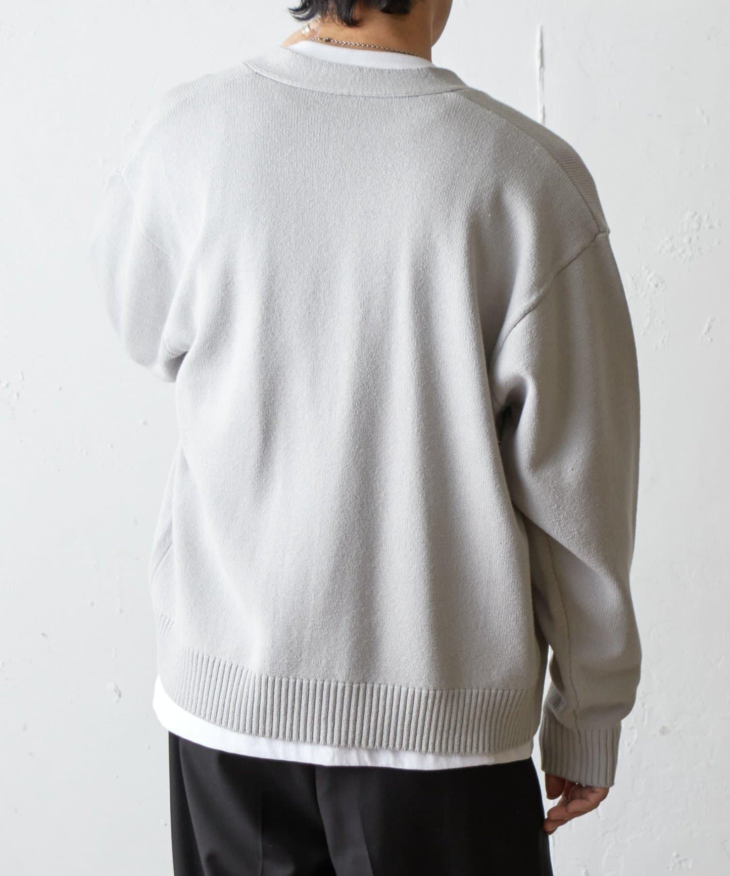 雙拉鍊針織開衫