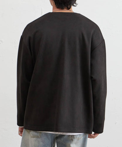 復刻款 可成套 合成麂皮 開衫