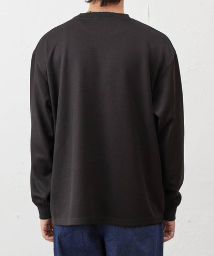 蜂巢紋圓領套頭上衣