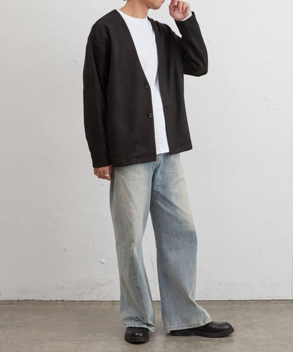 復刻款 可成套 合成麂皮 開衫