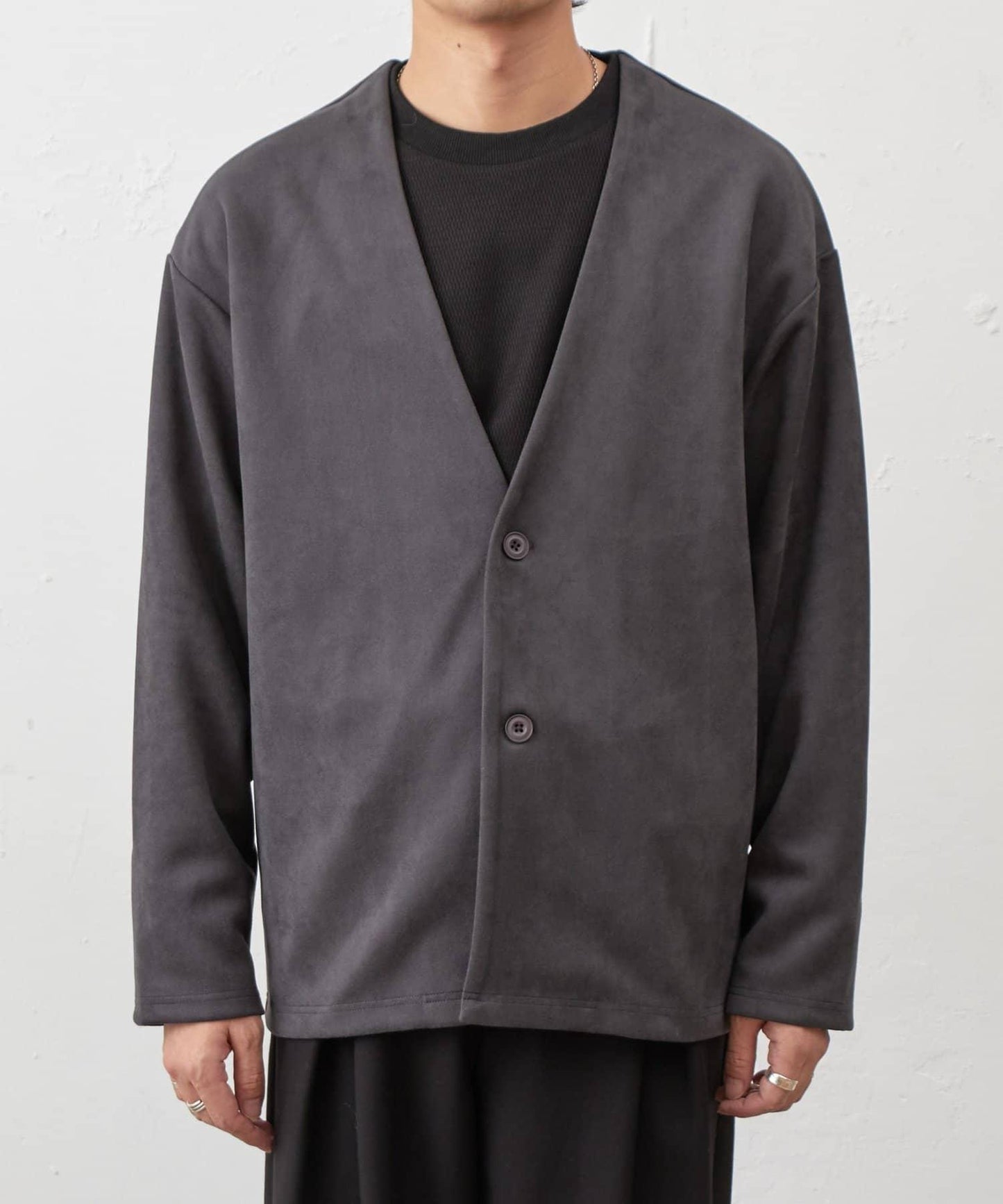 復刻款 可成套 合成麂皮 開衫