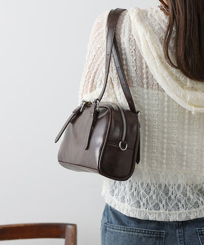 復古合成皮迷你波士頓包