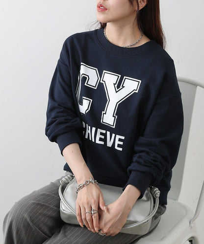 CY印花 毛圈面料 套頭衛衣