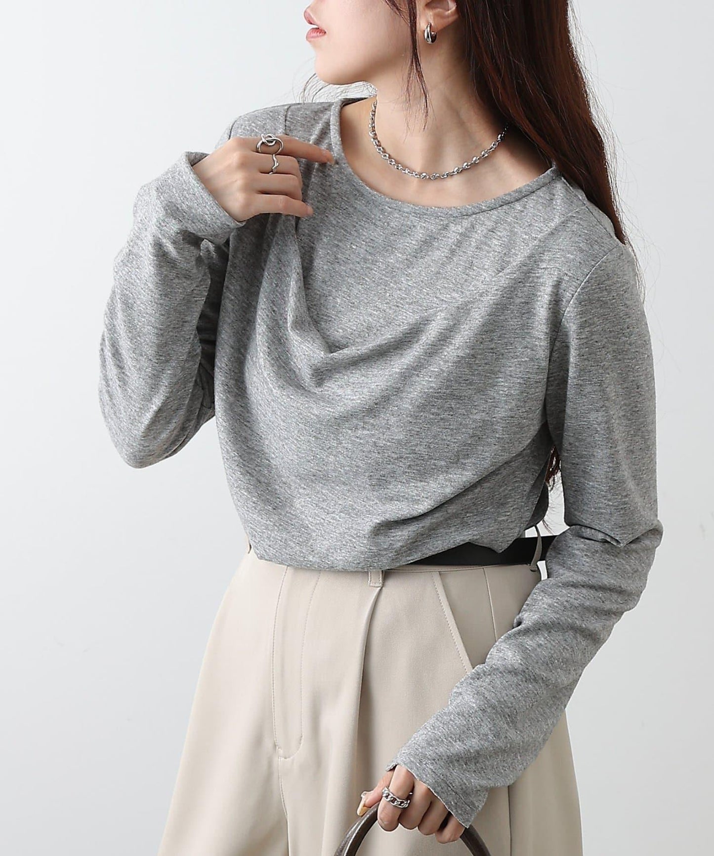 疊穿風設計 針織上衣