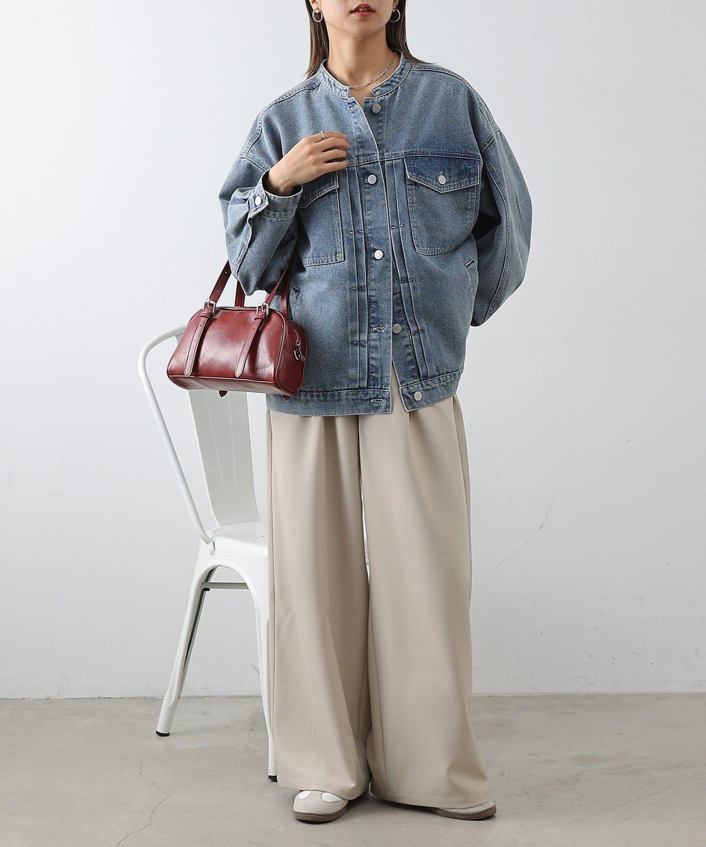 復古合成皮迷你波士頓包