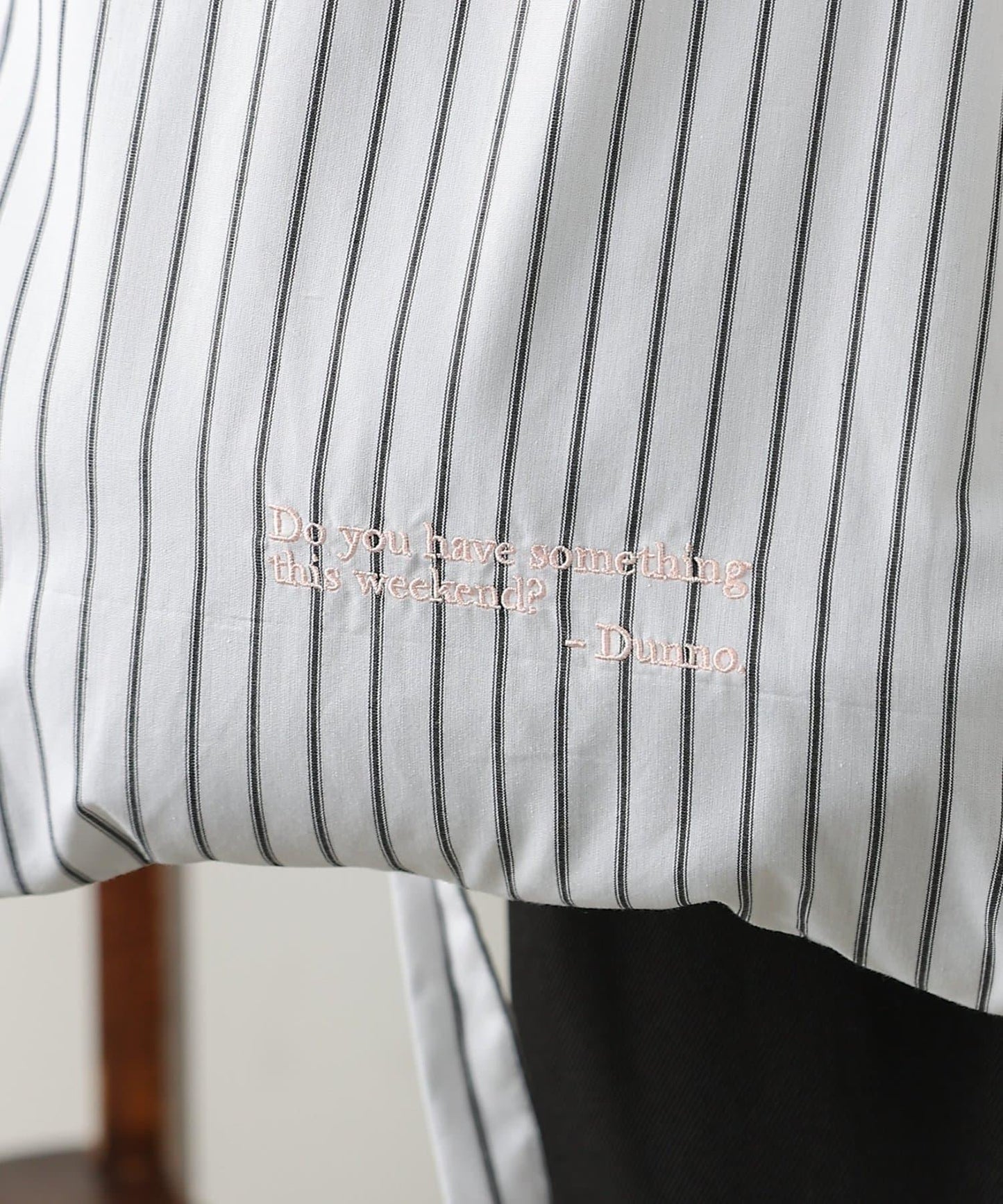 睡衣條紋 2WAY 托特包