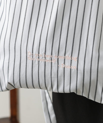 睡衣條紋 2WAY 托特包