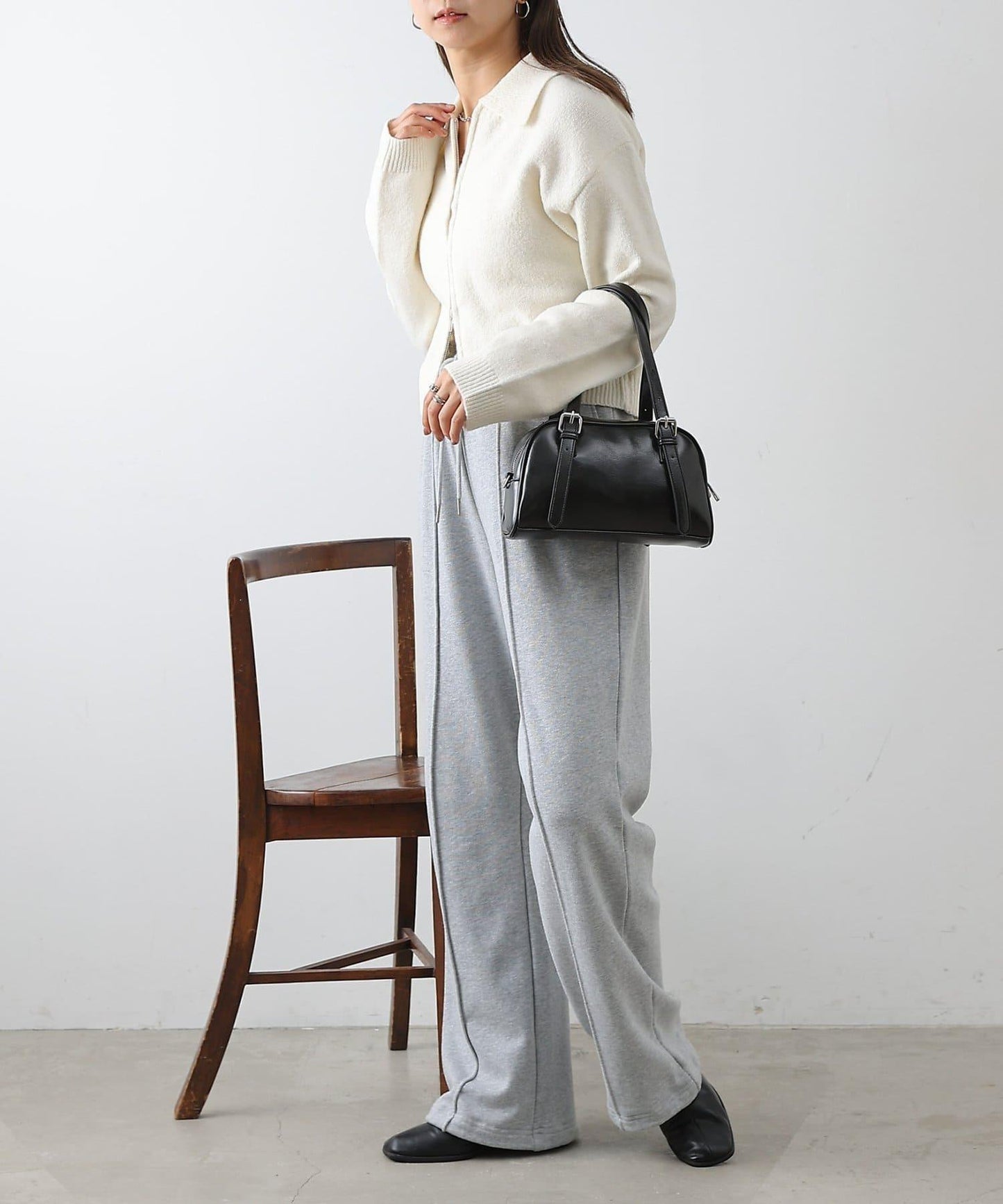 復古合成皮迷你波士頓包