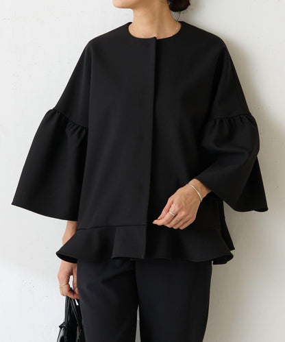 LIVETART 下襬荷葉邊夾克