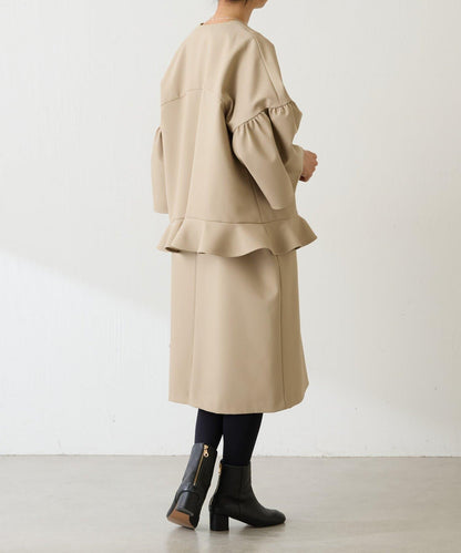 LIVETART 下襬荷葉邊夾克