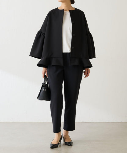 LIVETART 下襬荷葉邊夾克