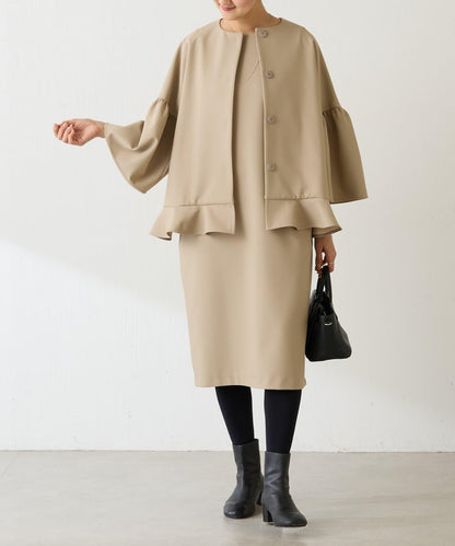 LIVETART 下襬荷葉邊夾克