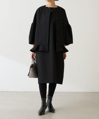 LIVETART 下襬荷葉邊夾克