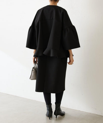 LIVETART 下襬荷葉邊夾克