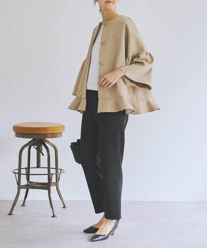 LIVETART 下襬荷葉邊夾克