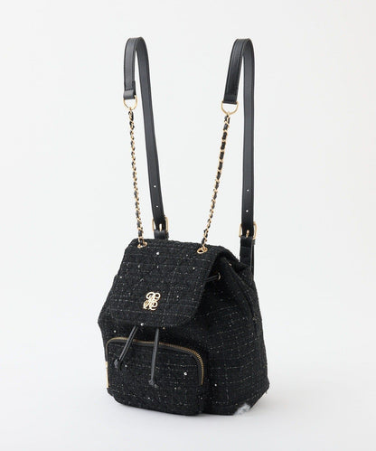 絎縫迷你雙肩包