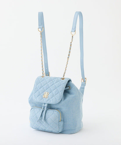 絎縫迷你雙肩包