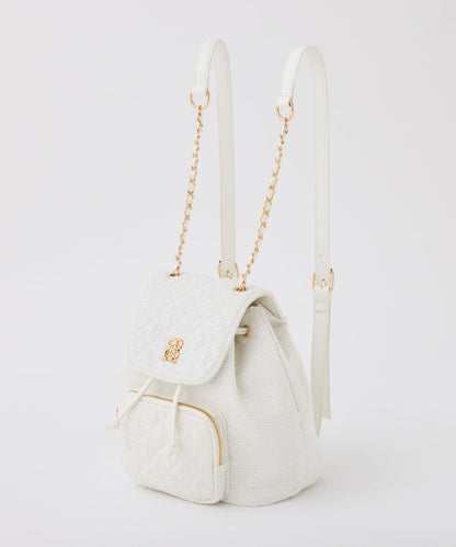 絎縫迷你雙肩包