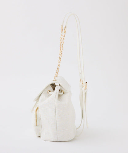 絎縫迷你雙肩包