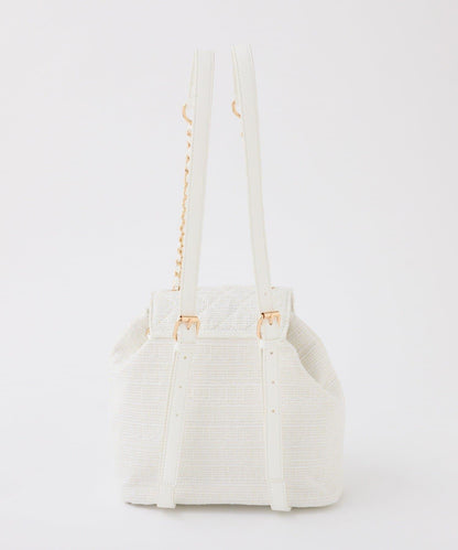 絎縫迷你雙肩包