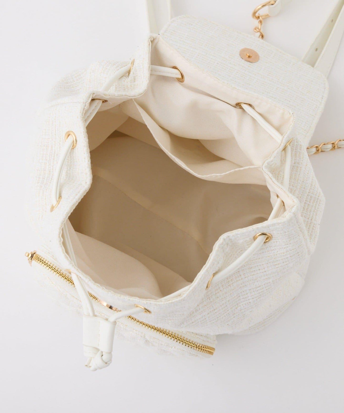 絎縫迷你雙肩包