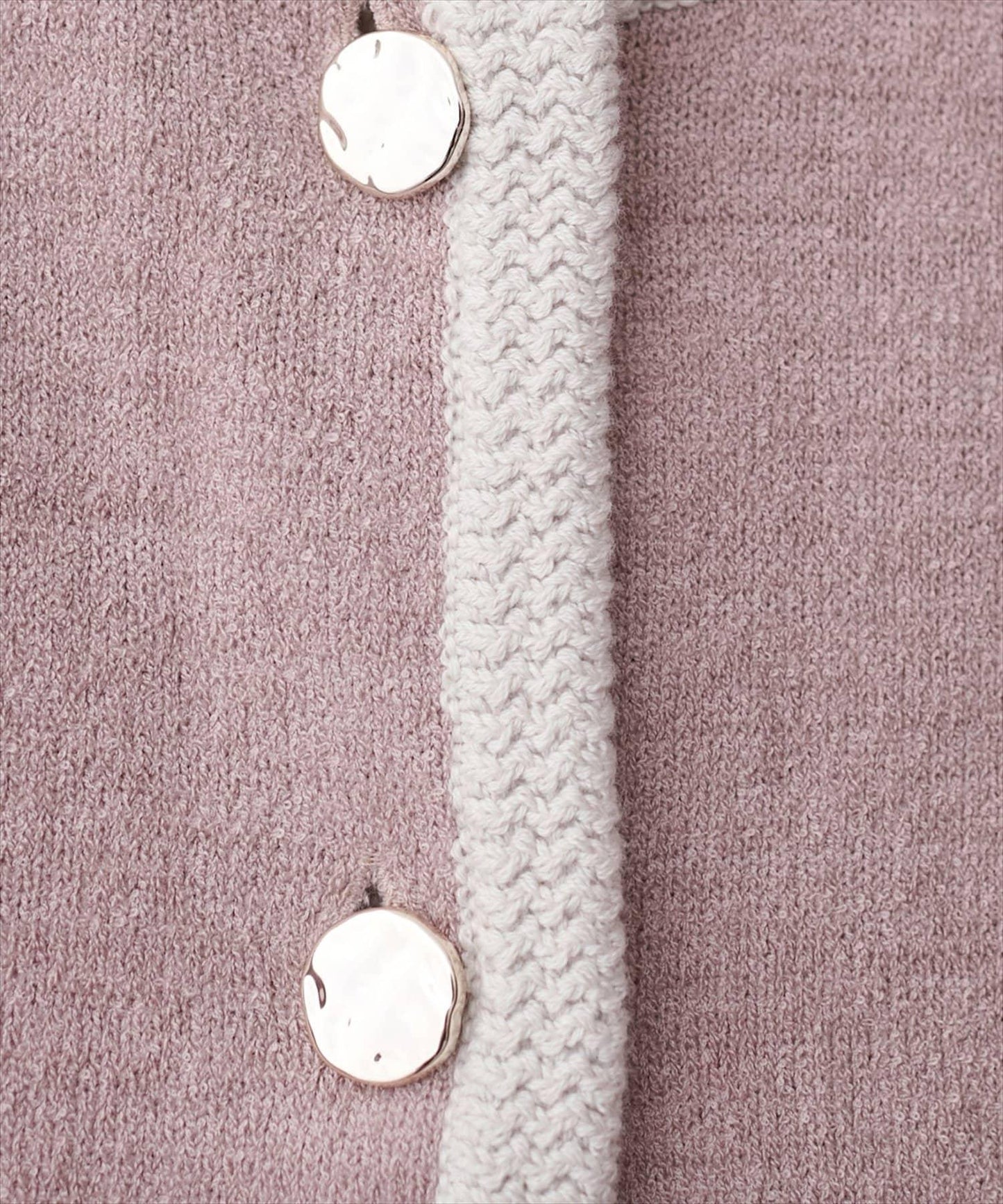 微配色 針織開衫