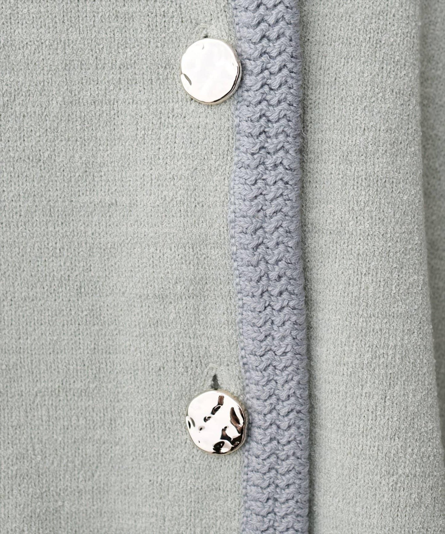 微配色 針織開衫