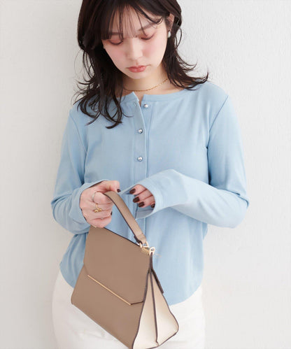 銀色紐扣 針織開衫