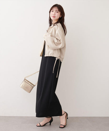 下襬抽繩短外套