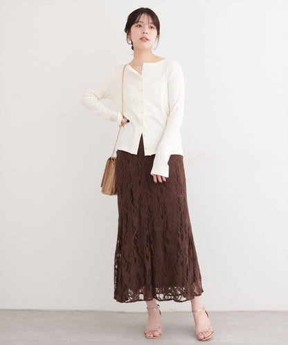 銀色紐扣 針織開衫