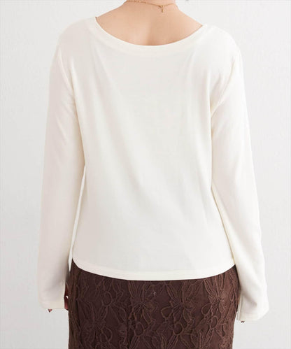 銀色紐扣 針織開衫