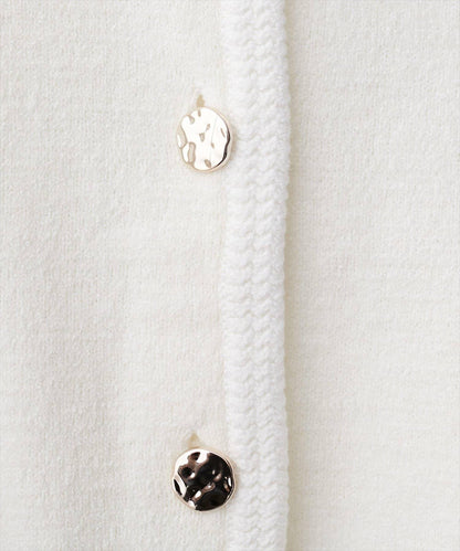 微配色 針織開衫