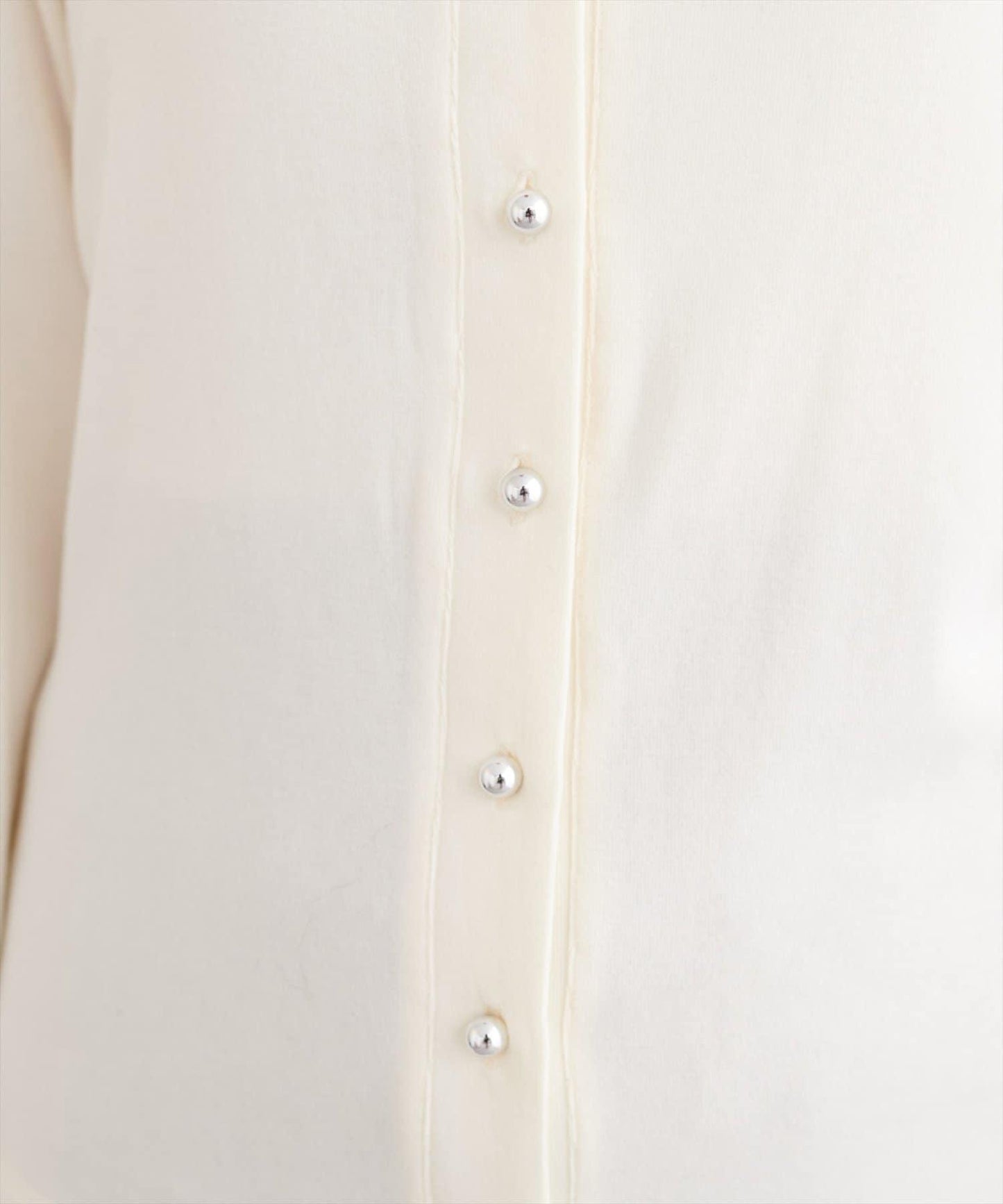 銀色紐扣 針織開衫