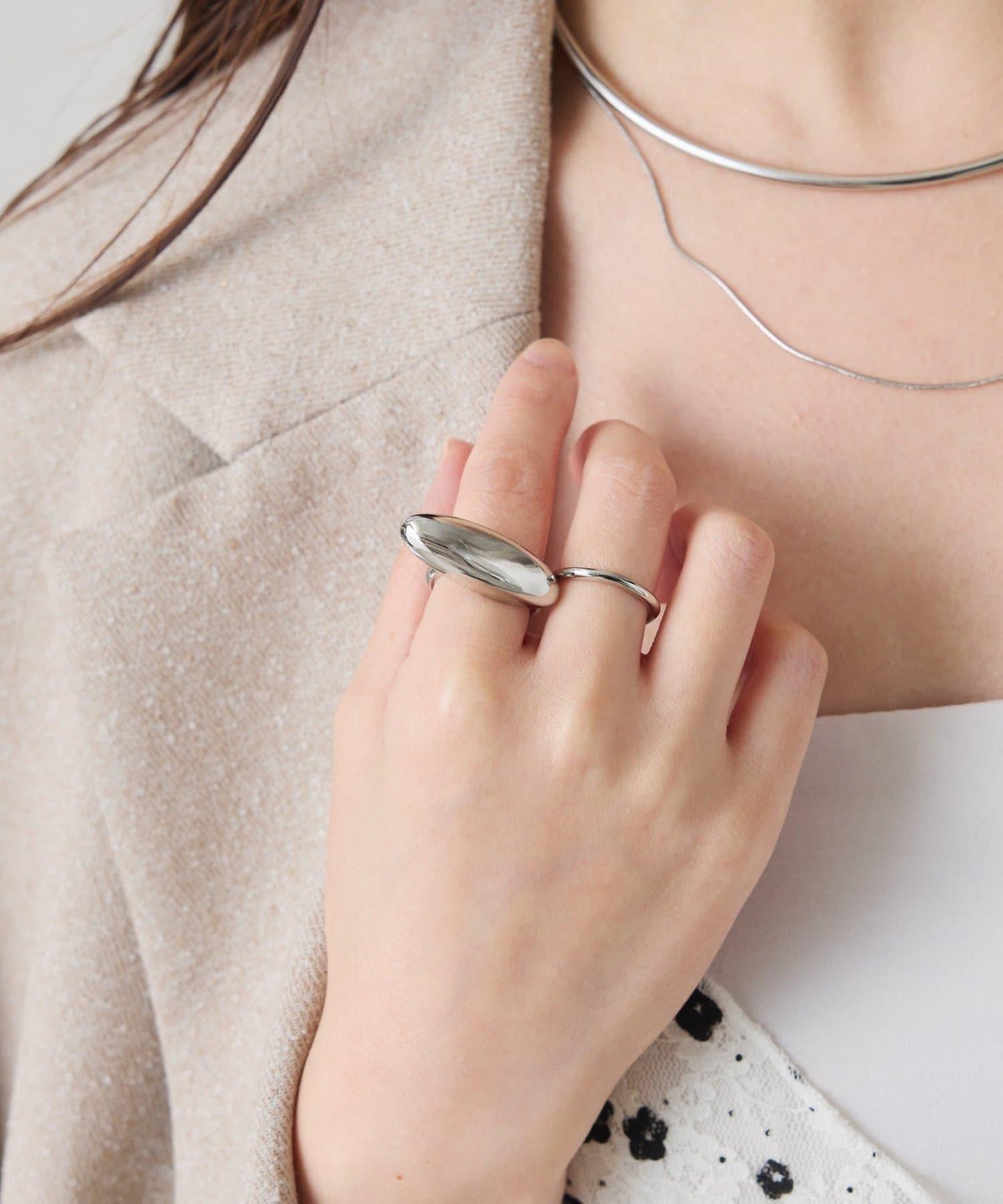 PAPILLONNER/パピヨネ 橢圓戒指