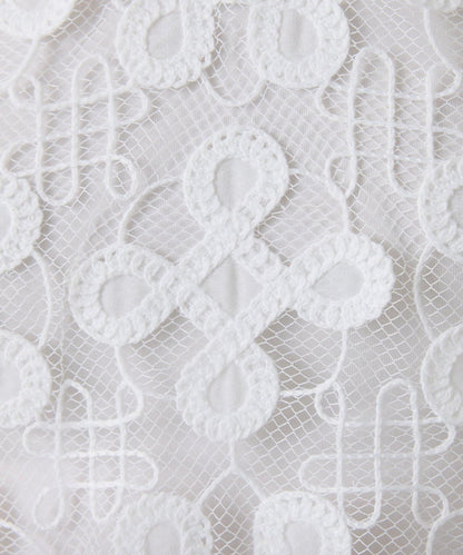 PAPILLONNER/パピヨネ 蕾絲圖案頭巾