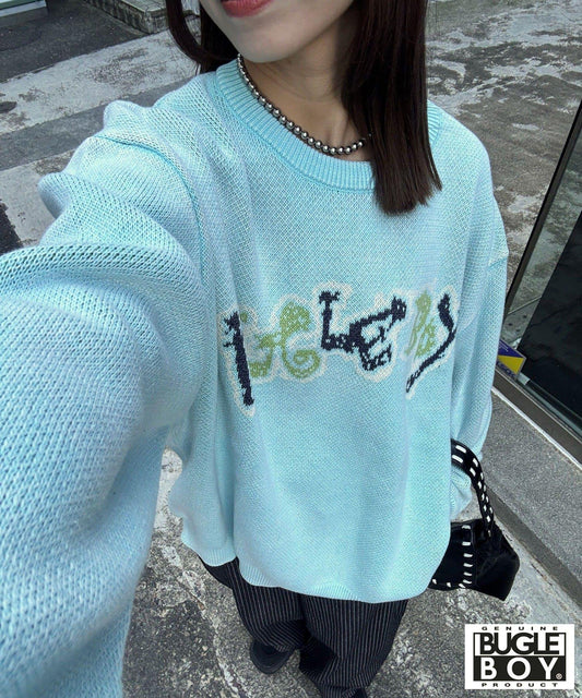 BUGLE BOY 做舊針織上衣