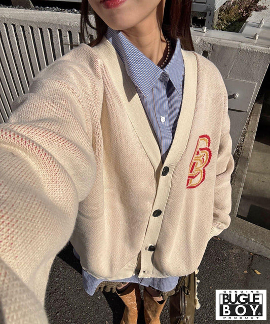 BUGLE BOY 褪色針織開衫