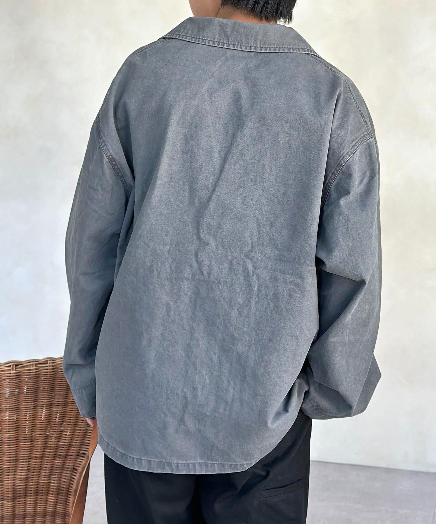 塗料染斜紋 西裝版型 西裝外套